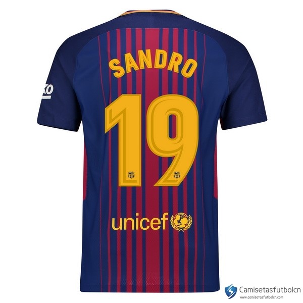 Camiseta Barcelona Primera equipo Sandro 2017-18